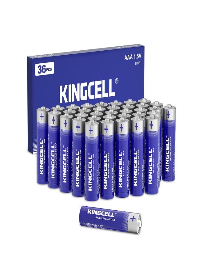 KINGCELL AAA Batteries 36 Count Pack, 1.5V Triple A Batteries with 10 Years Shelf Life, High Performance Alkaline AAA Batteries for TV Remote, Clock, Gaming Controller, Kids Toy - Image 1