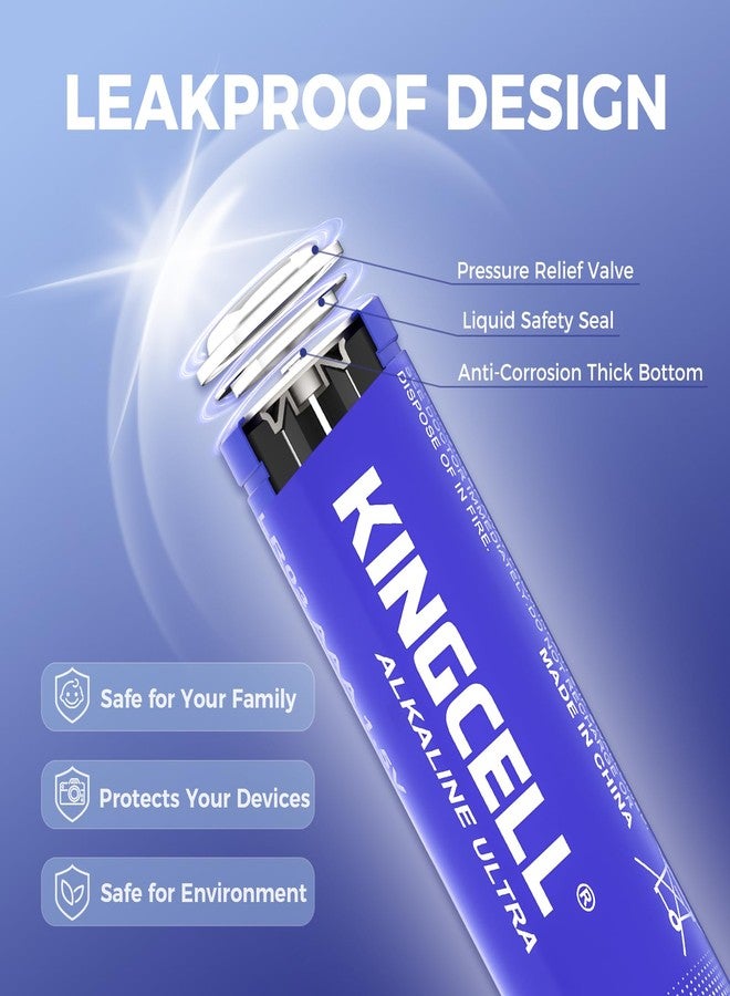 KINGCELL AAA Batteries 36 Count Pack, 1.5V Triple A Batteries with 10 Years Shelf Life, High Performance Alkaline AAA Batteries for TV Remote, Clock, Gaming Controller, Kids Toy - Image 2