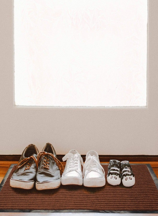 LAMINET Weatherproof Heavy Duty Nonslip Water Absorbing Rug 17"x26" | Easy Clean, Indoor or Outdoor Use for High-Traffic Areas - Brown - Image 4