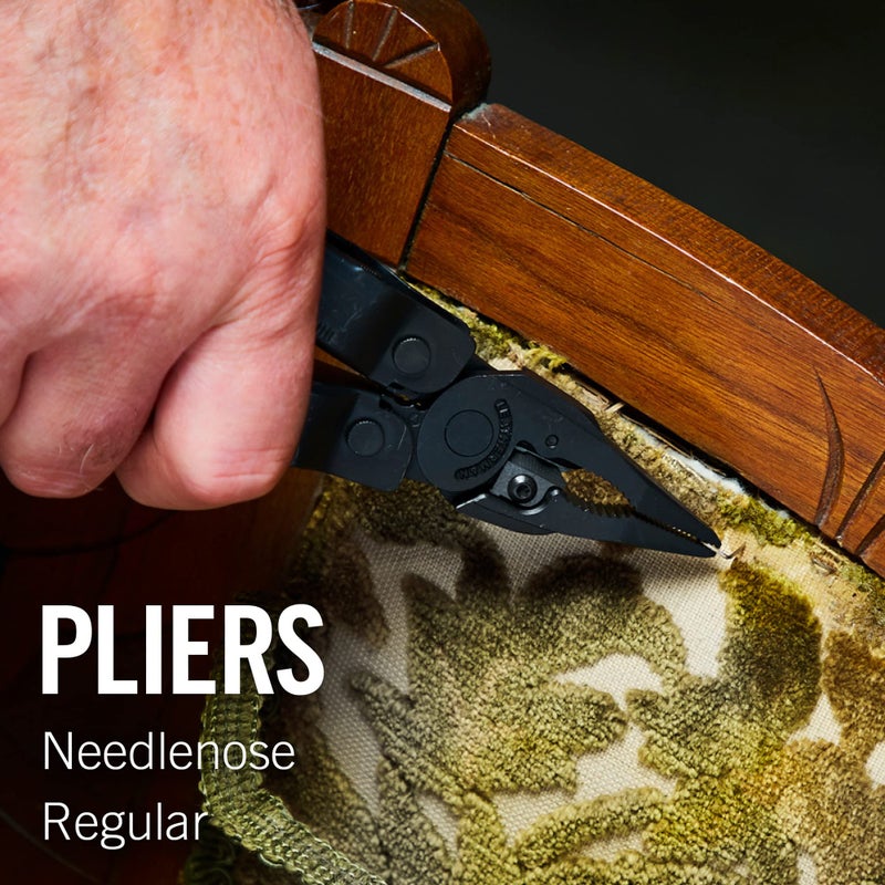 LEATHERMAN, Super Tool 300 Multitool with Premium Replaceable Wire Cutters and Saw, Black with MOLLE Sheath - Image 3