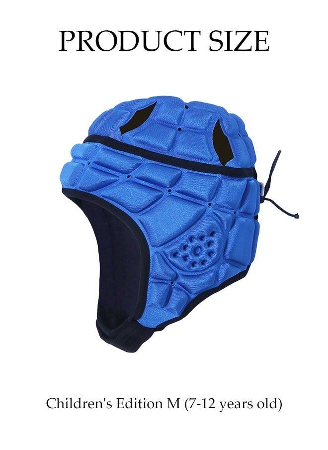 DUNISO Children's Football Helmets,Goalkeeper Helmet,Youth Football Head Guards, Scrum Caps, Goalie Football Eva Safety Anti-Collision Soft Hats, Ski And Cycling Head Guards  - Image 2