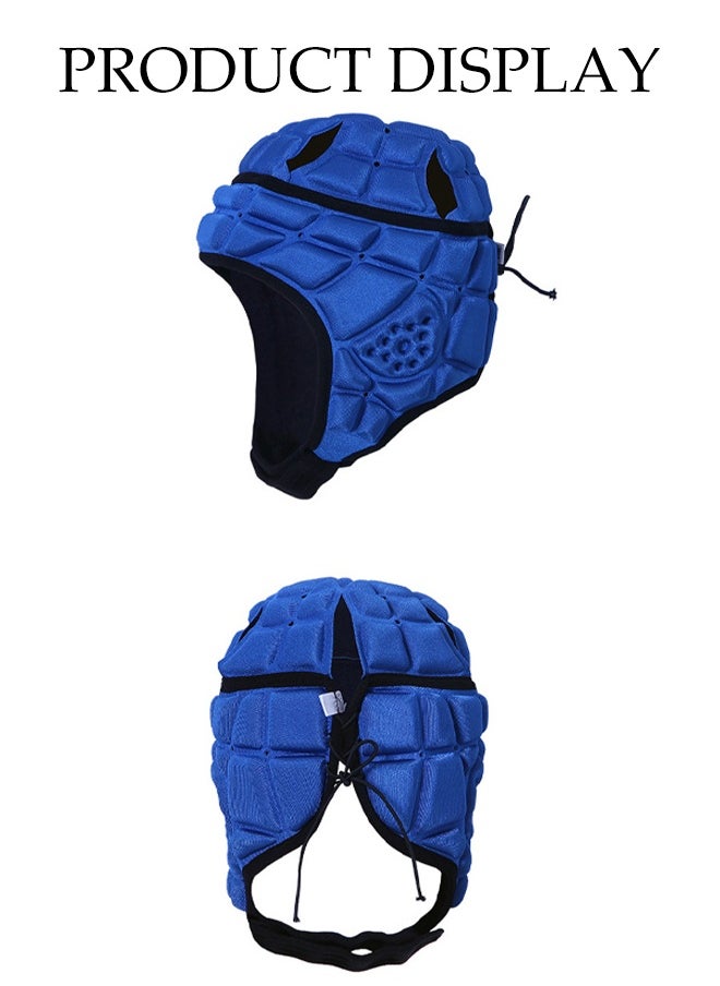 DUNISO Children's Football Helmets,Goalkeeper Helmet,Youth Football Head Guards, Scrum Caps, Goalie Football Eva Safety Anti-Collision Soft Hats, Ski And Cycling Head Guards  - Image 4