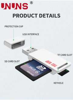 UNUNS TF/SD/SDHC/MicroSD Memory Card And USB Reader,32GB SD Card, Up To 170 MB/s,Full HD 4K UHD For Android/Tablets/Gaming Console/Drone/Camer/Smartphone  - Image 4