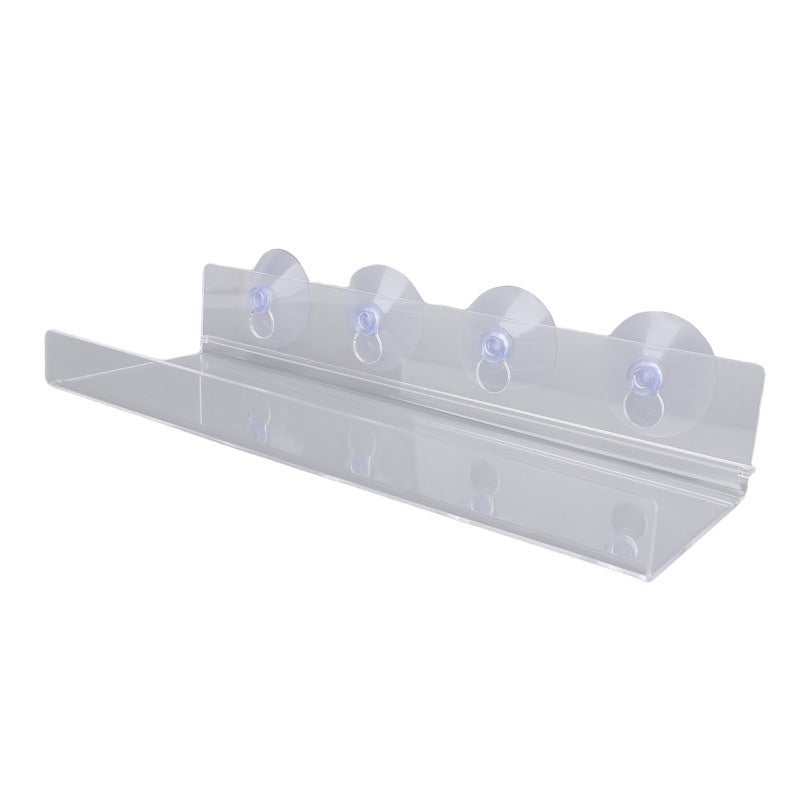 Window Plant Shelf: 2 Pack 12 Inch 5mm Clear Acrylic - 1 Inch Anti-Fall Edge Suction Cup Shelf for Indoor Garden, Bathroom Storage, Kitchen Organization - Image 5