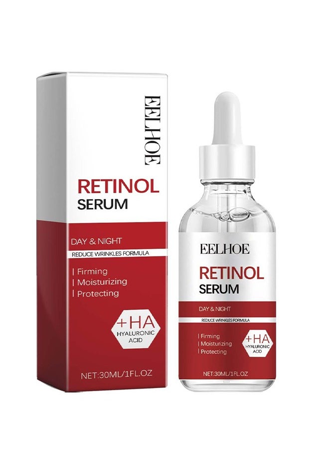 EELHOE Retinol Serum - Retinol Face Serum For Anti Wrinkle, Dark Spot Serum For Brightening And Rejuvenating Skin - Hyaluronic Acid Serum With Retinol & Hydrolyzed Collagen, Anti Aging, Moisturize 30ml  - Image 1