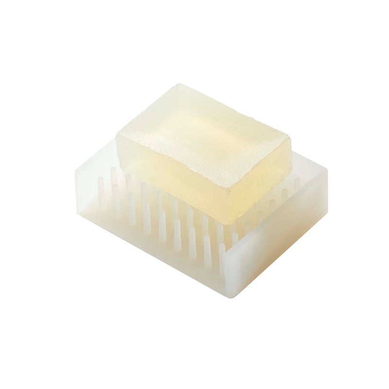 YAMAZAKI home 2992 Self Draining Soap TrayFloating Holder Dish for Sink One Size Clear