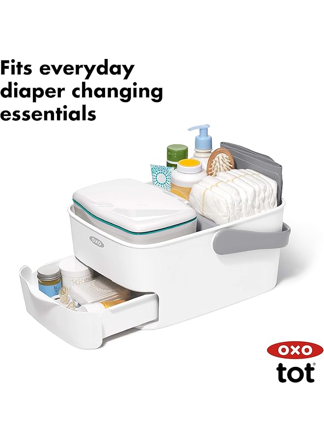 أوكسو حامل حفاضات الأطفال مع حصيرة تغيير الحفاضات - Image 2