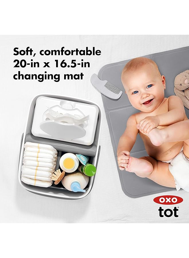 أوكسو حامل حفاضات الأطفال مع حصيرة تغيير الحفاضات - Image 3