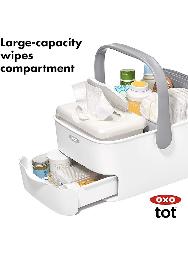أوكسو حامل حفاضات الأطفال مع حصيرة تغيير الحفاضات - Image 4