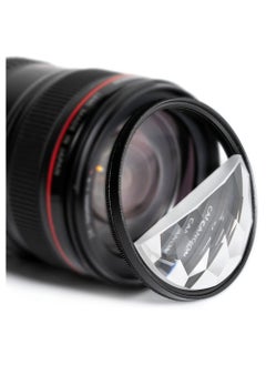 Generic 77mm Camera Lens Filter, Crystal Clear 77mm Glass Prism Camera Lens Filter - Capture Stunning Images with Variable Subjects - Essential SLR Photography Accessory (Half Blurring Effect)  - Image 3