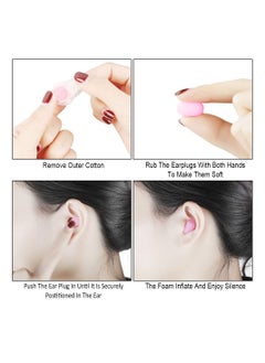 KASTWAVE 24 Pairs Wax Ear Plugs for Sleeping Noise Cancelling Reusable Wax Earplugs for Swimming Cotton Wool Ear Plugs Ear Plugs for Sleep  - Image 2