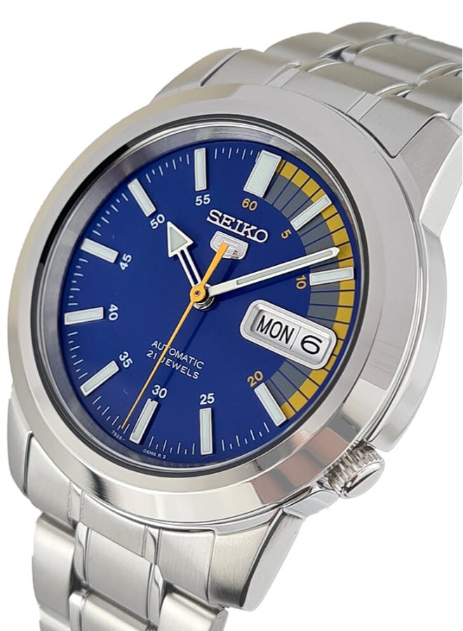 Seiko Classic 21 Jewels 38 mm Stainless Steel Watch for Men SNKK27K1 - Image 2