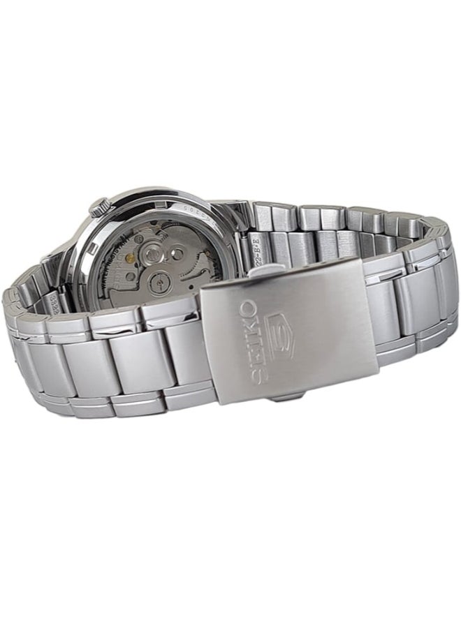 Seiko Classic 21 Jewels 38 mm Stainless Steel Watch for Men SNKK27K1 - Image 3
