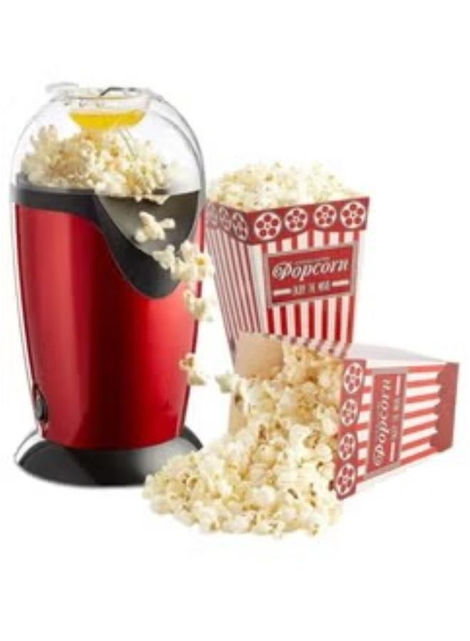 Denx Hot Air Popcorn Maker, Oil Free, Healthy Mini Popcorn Maker, 1100W, DX2089 - Image 1