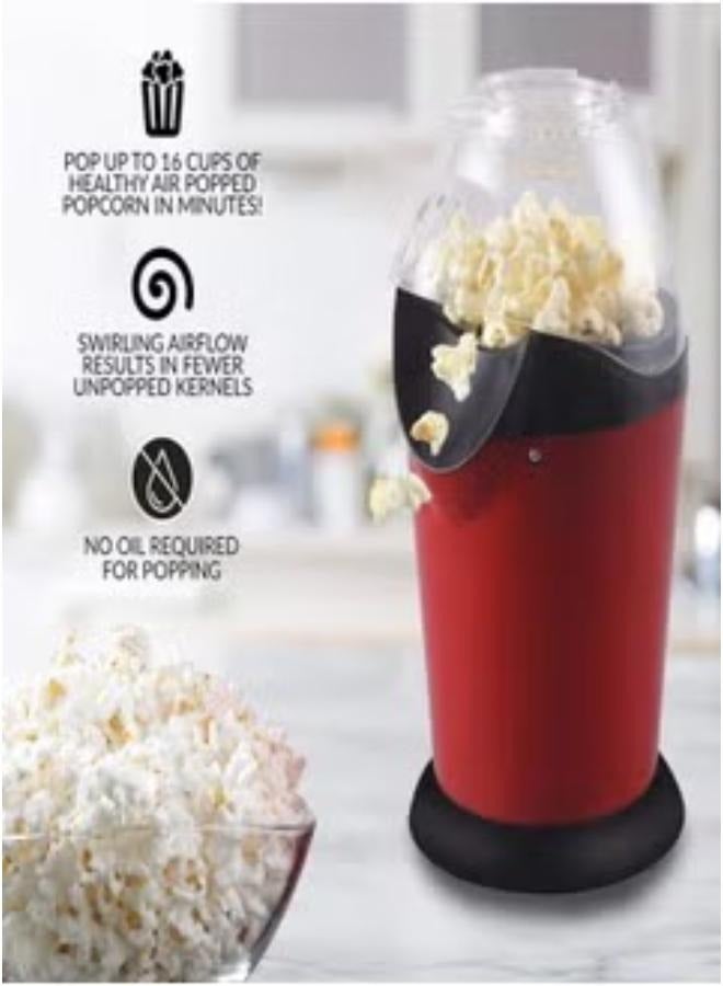 Denx Hot Air Popcorn Maker, Oil Free, Healthy Mini Popcorn Maker, 1100W, DX2089 - Image 3