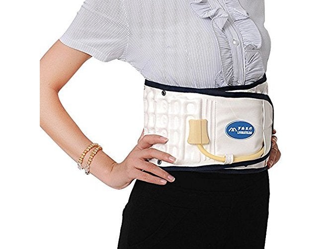 JERN Decompression Back Relief Belt Waist Lumbar Brace Spinal Inflatable Traction large Size - Image 1