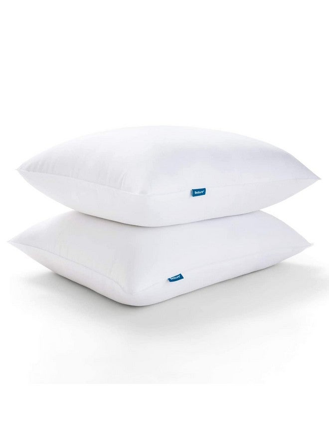 Bedsure Bedsure Pillows Standard Size Set of 2 - Standard Size Bed Pillows 2 Pack Premium Down Alternative Hotel Pillows Set of 2- Soft and Supportive Dorm Pillows for Side and Back Sleeper  - Image 1