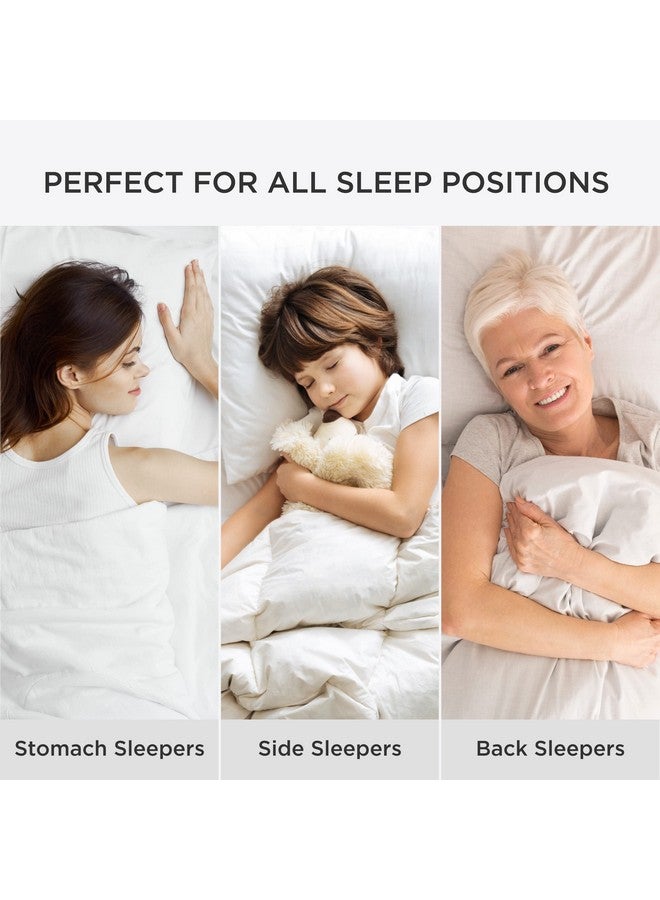 Bedsure Bedsure Pillows Standard Size Set of 2 - Standard Size Bed Pillows 2 Pack Premium Down Alternative Hotel Pillows Set of 2- Soft and Supportive Dorm Pillows for Side and Back Sleeper  - Image 5
