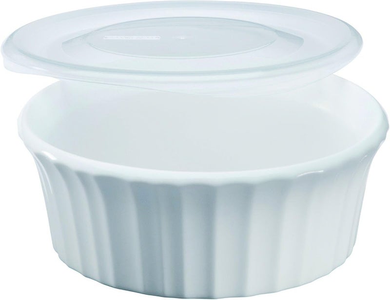 CorningWare Baking Dish French White 16oz  1 Dish and a Matching Lid