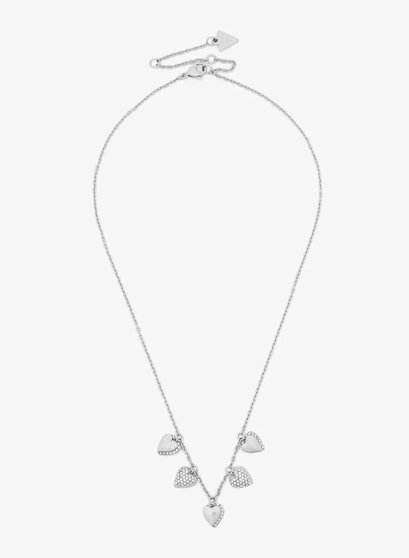 GUESS Heart Charms Necklace