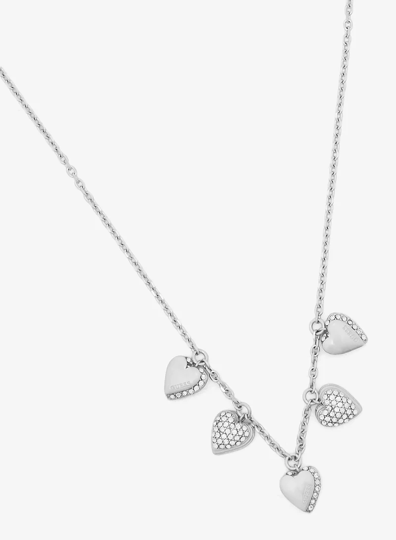 GUESS Heart Charms Necklace
