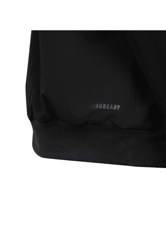 adidas adidas J Zne Q2 Fz Black Training Track Tops 7-8Y