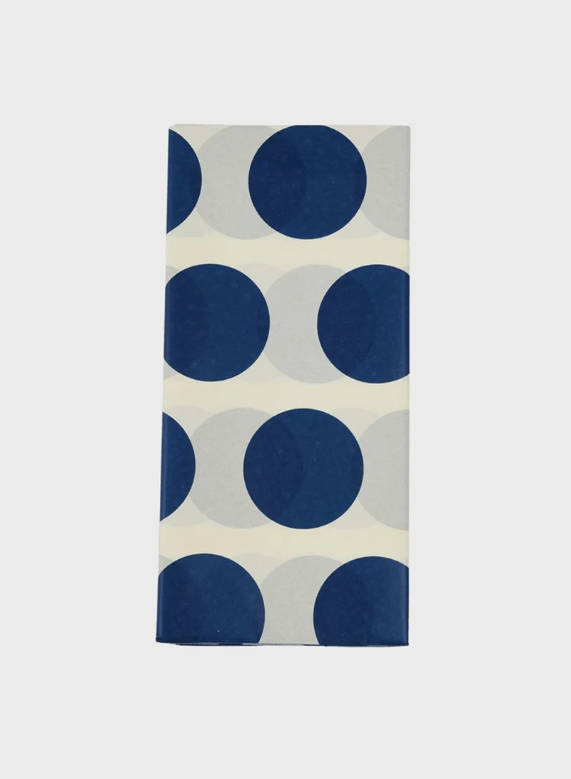 Rex London Tissue Paper (10 Sheets) - Navy On White Spotlight
