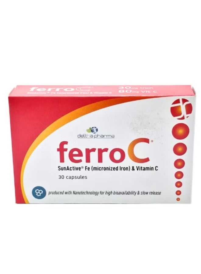 كبسولات فيرو-سي 30 كبسولة