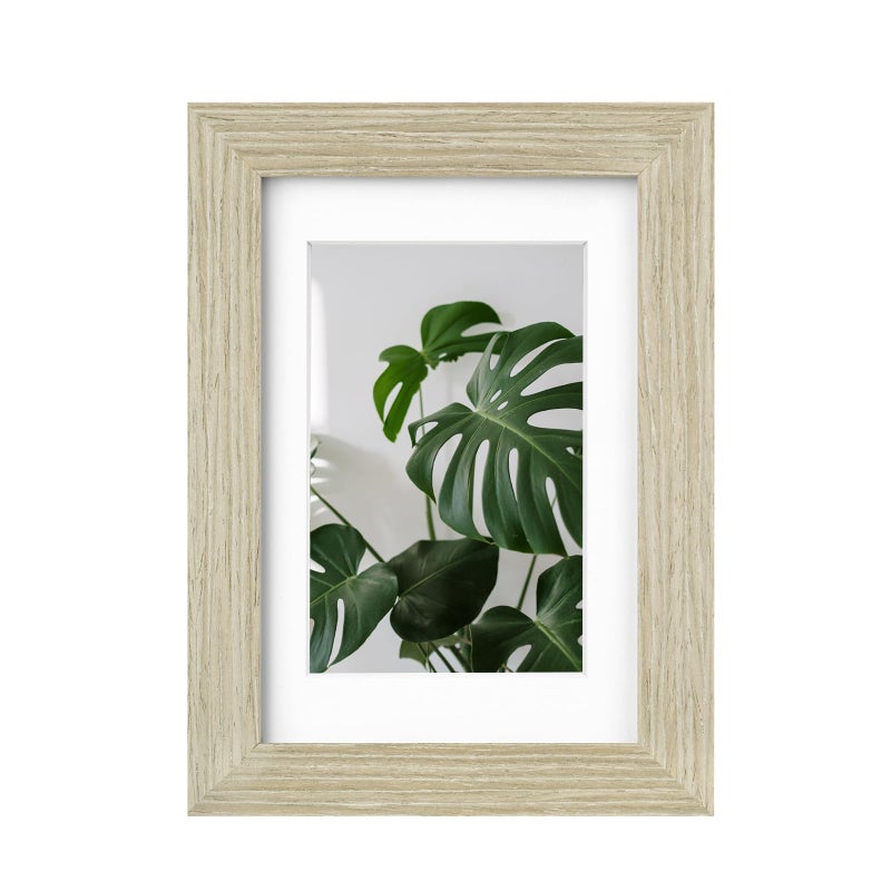 Egofine 9x12 Picture Frame Made of Solid Wood Covered by Plexiglass  Wood Frame for Pictures 5x7/6x8 with Mat or 9x12 without Mat  Tabletop and Wall Mounting Display  Distressed Wood Grain