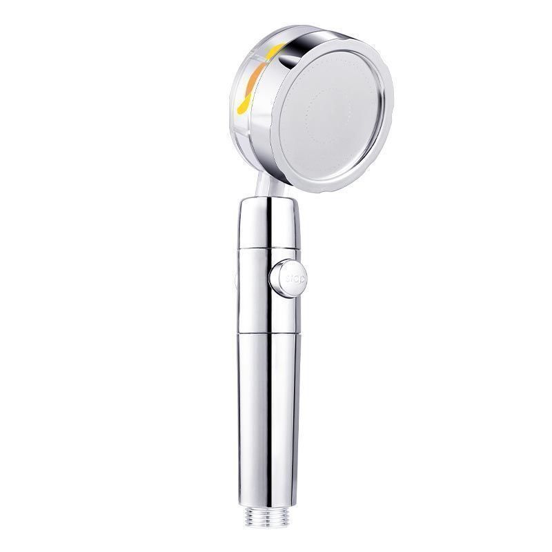 High-Pressure Shower Head: Silver ABS 4-Inch Universal Interface - Turbocharged Filtered Shower Head for Bathroom Shower Use - Image 2