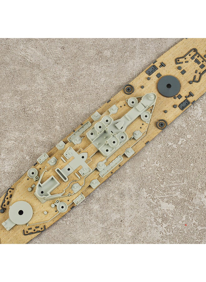 Generic - ACADEMY 14222 Wooden Deck With Anchor Chain With Adhesive Back Assembled Model Upgrade Ship Modification 1/700-Color:Wooden Deck + Anchor Chain - Image 1