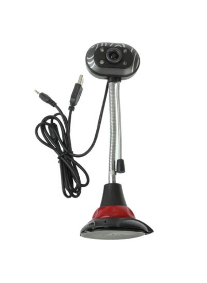 Terabyte 5.0 Mega Pixels USB 2.0 Driverless PC Camera / Webcam with MIC and 4 LED Lights, Cable Length: 1.2m - Image 1