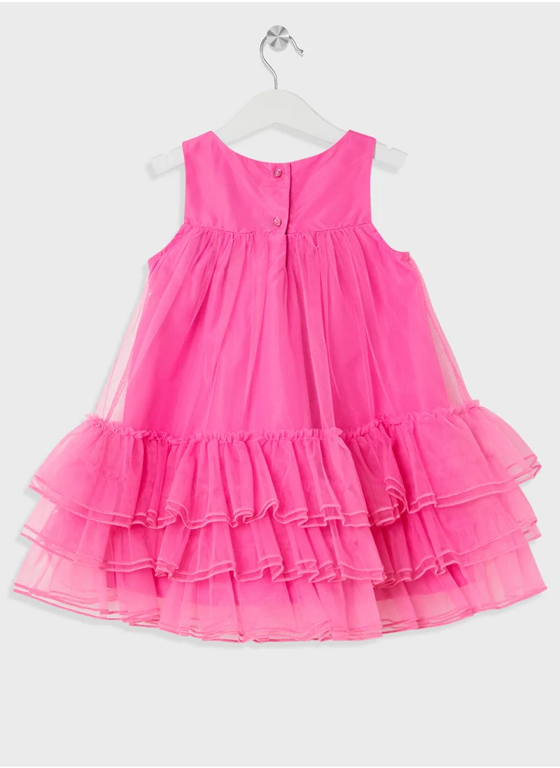 H&M Bead-Detail Tulle Dress