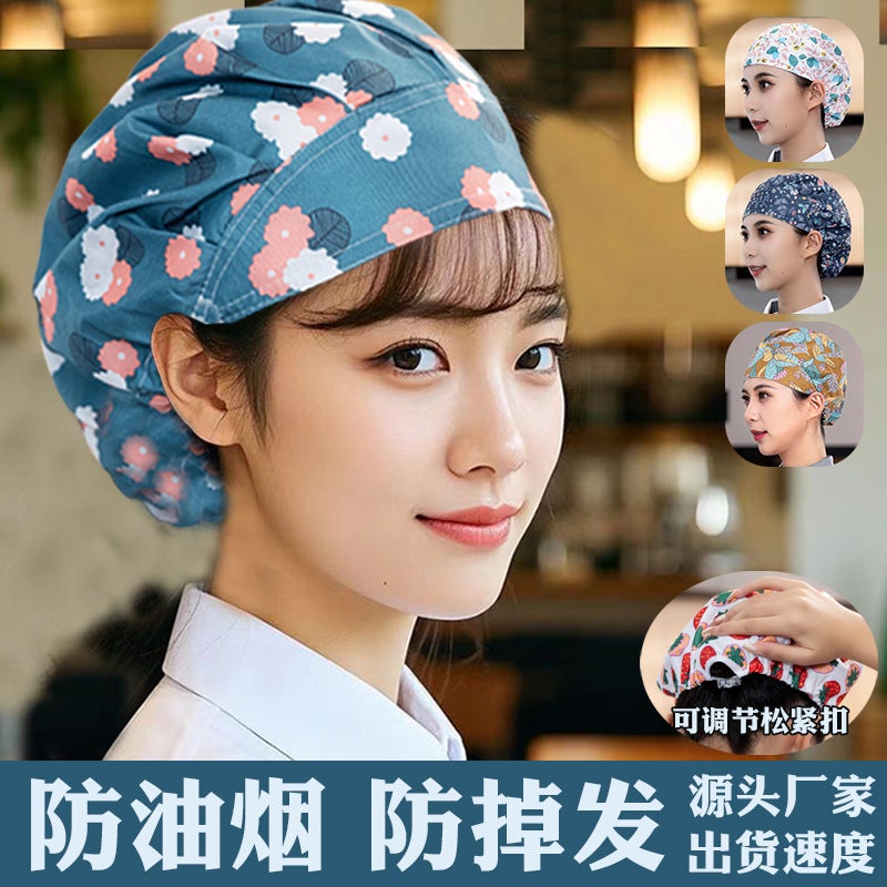 Chef Hat For Women, Kitchen Work Hat, Catering Hat, Anti-Oil Smoke, Adjustable For Men And Women, Cooking Hat, Restaurant Canteen Hat, Custom Embroidery - Image 2