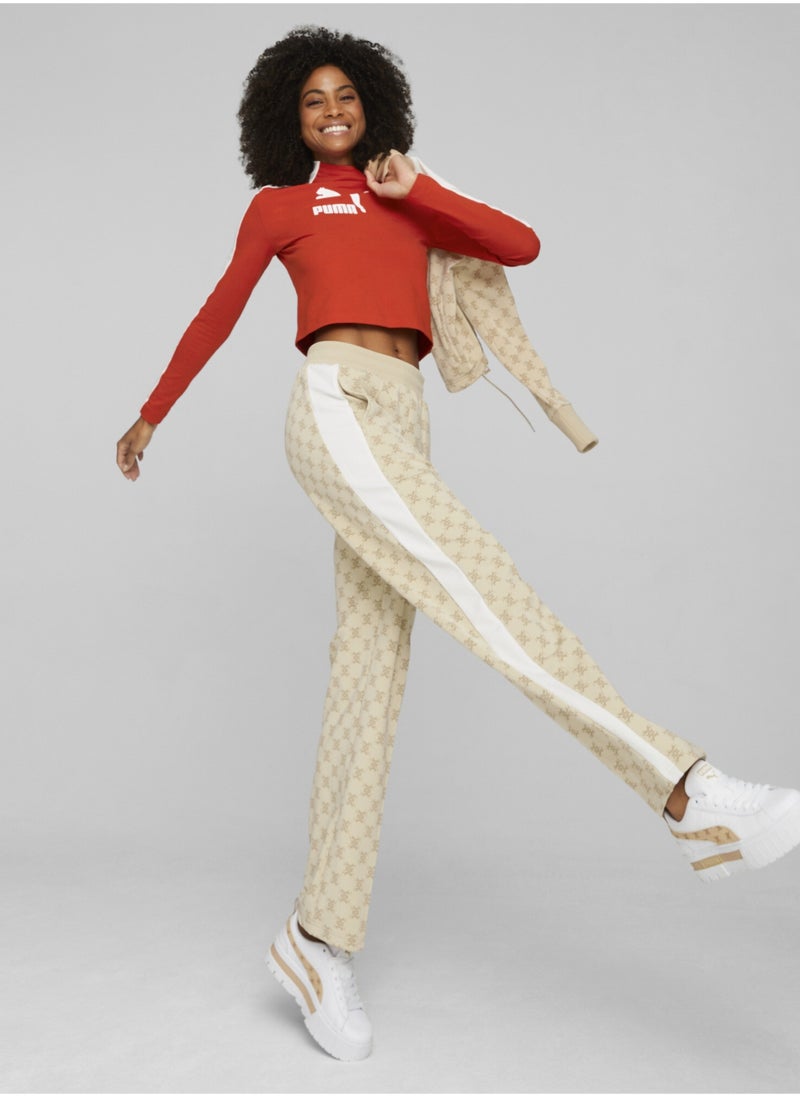 بوما - تيشيرت للنساء T7 Cropped Slim Long Sleeve - Image 1