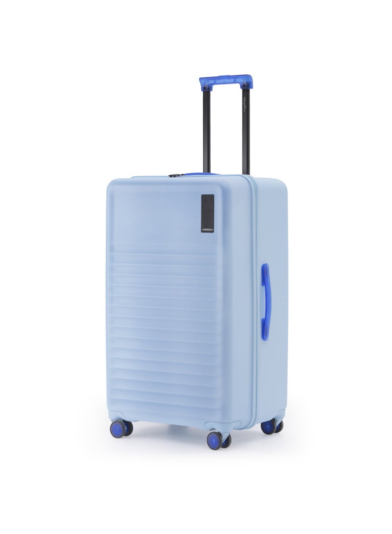 Mokobara The Aisle Trunk Check-In Large Luggage - Durable Polycarbonate Material | Shy Blue, Light Blue - Image 1