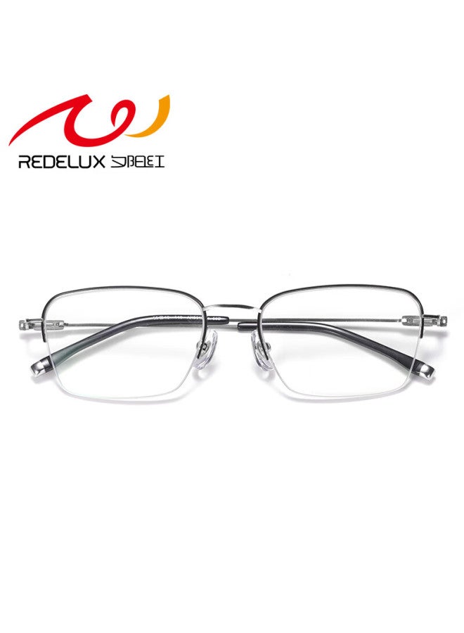 Sunset Red نظارات قراءة للرجال عالية الوضوح مضادة للضوء الأزرق ماركة فاخرة فائقة الخفة Ax3312 +2.00 - Image 1