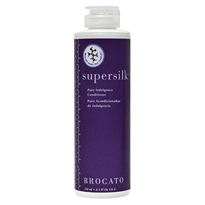 Brocato Supersilk Pure Indulgence Conditioner, 8.5 oz | Silky and Smooth | Smoothing and Moisturizing Rinse-Out Hair Conditioner Tames Curly & Frizzy Hair