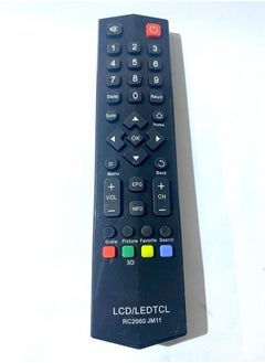 BURAQ Remote Control For Tcl Led Lcd Tv Black 