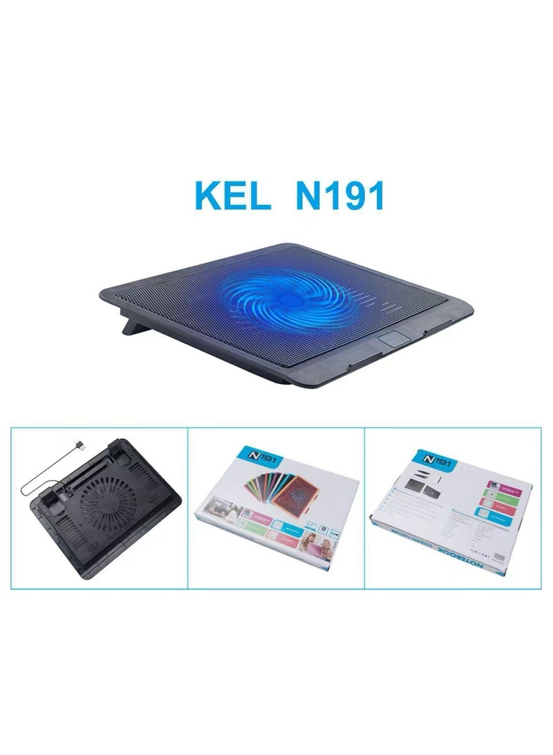 FEND N191 Laptop Cooler Silent Cooling Fan Portable Slim Computer Cooling Pad with Stand USB Powered - Image 3