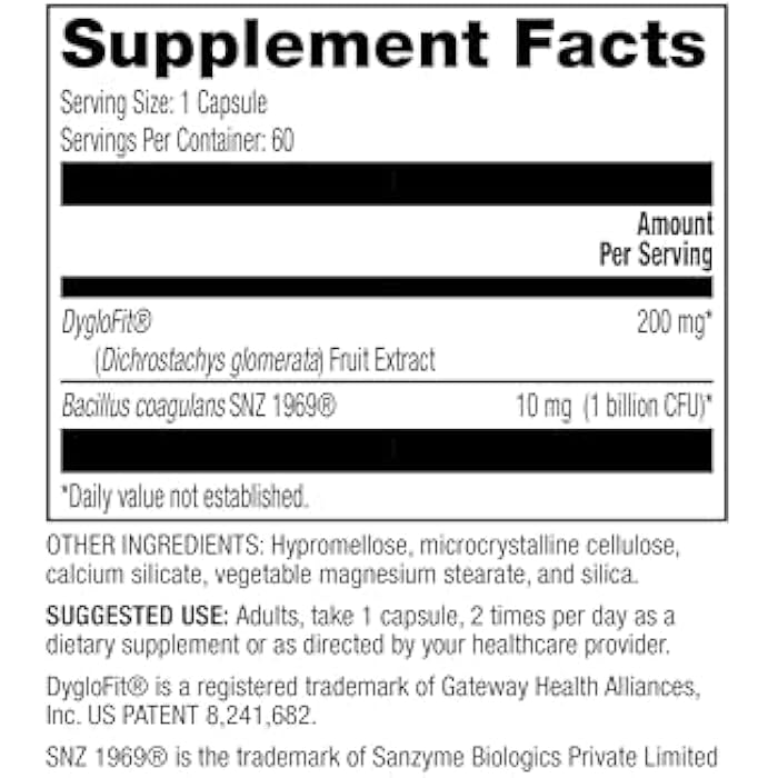 Bariatric Choice GLP-1 Supplement + Probiotics | DygloFit® & SNZ 1969 Probiotic | Supports GLP-1 Pathways, Metabolic Balance & Gut Health | Gluten-Free, Vegan | 60 Capsules - Image 4