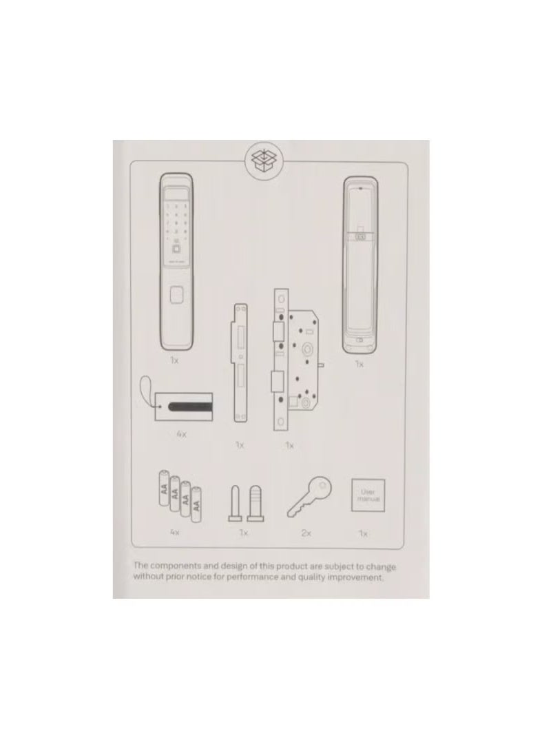 ييل قفل Yale YMI70A الذكي للدفع والسحب (أسود) - Image 4