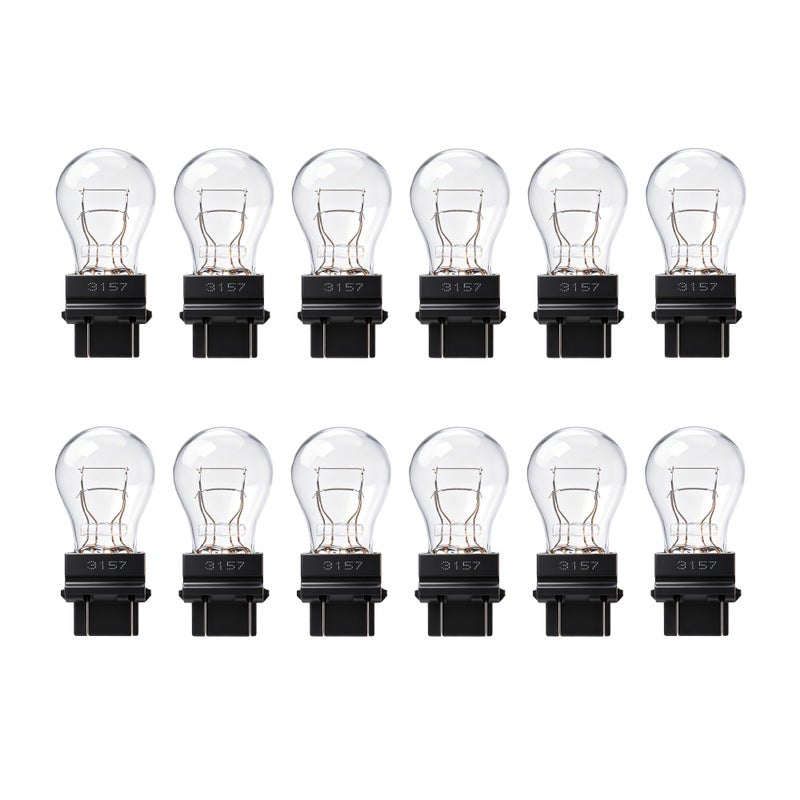Kadiby 12 Pack 3157 Bulb 4157 Bulbs T25 P277W 3057 3157LL 4057 3047 BrakeTailTurn Signal Auto Light Bulbs fit for Jeep Grand CherokeeFord FSeries Ram PickupCorollaSilverado - Image 2