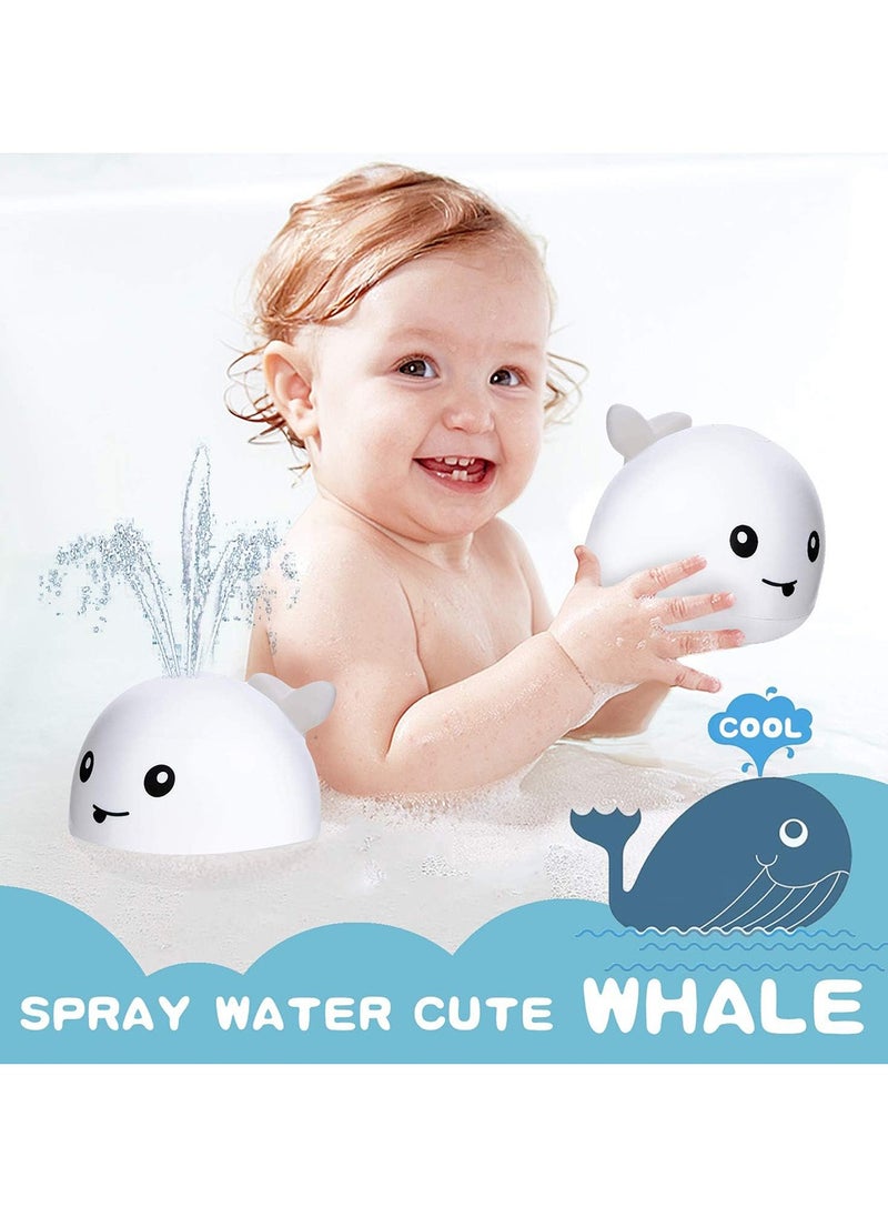 ToolHouse - Baby Bath Toys, Whale Bath Toy Sprinkler, Light Up Bath Toys, Automatic Induction Spray Water Bathtub Shower Toys for Toddlers - Image 1