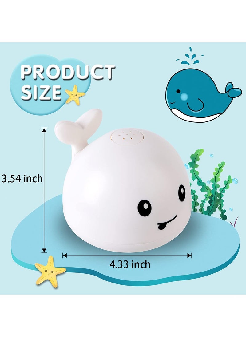 ToolHouse - Baby Bath Toys, Whale Bath Toy Sprinkler, Light Up Bath Toys, Automatic Induction Spray Water Bathtub Shower Toys for Toddlers - Image 1