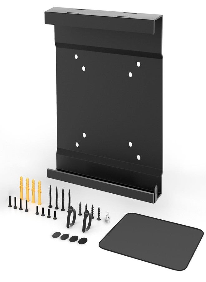 Varghesyla Mini PC Mount for Dell OptiPlex MFF and Pro Micro PC VESA Wall and Under Desk Mount for Dell OptiPlex Micro Pc Mounting Bracket for Dell QCM1250 7050 7080 5070 7020 3000 7060 and More with Mouse Pad - Image 1