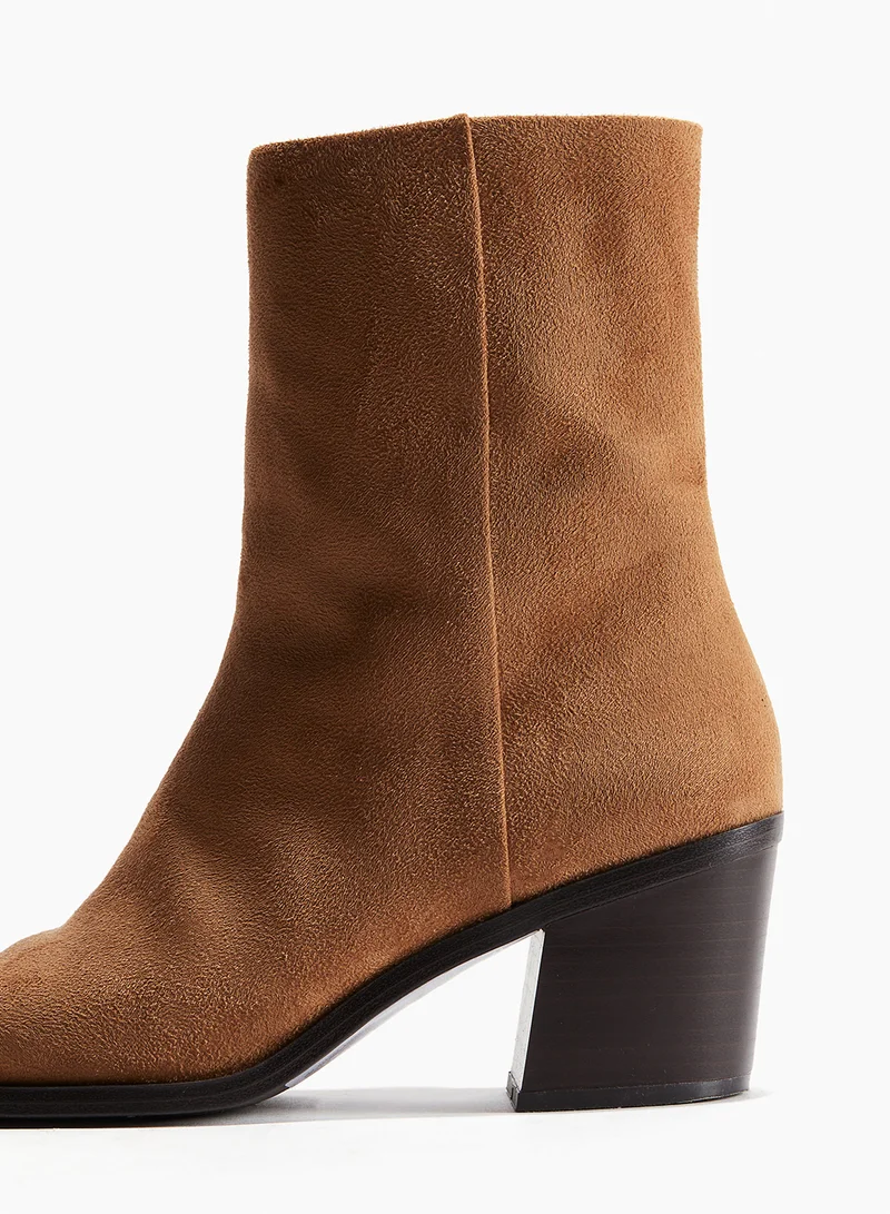 H&M Pointed Ankle Boots