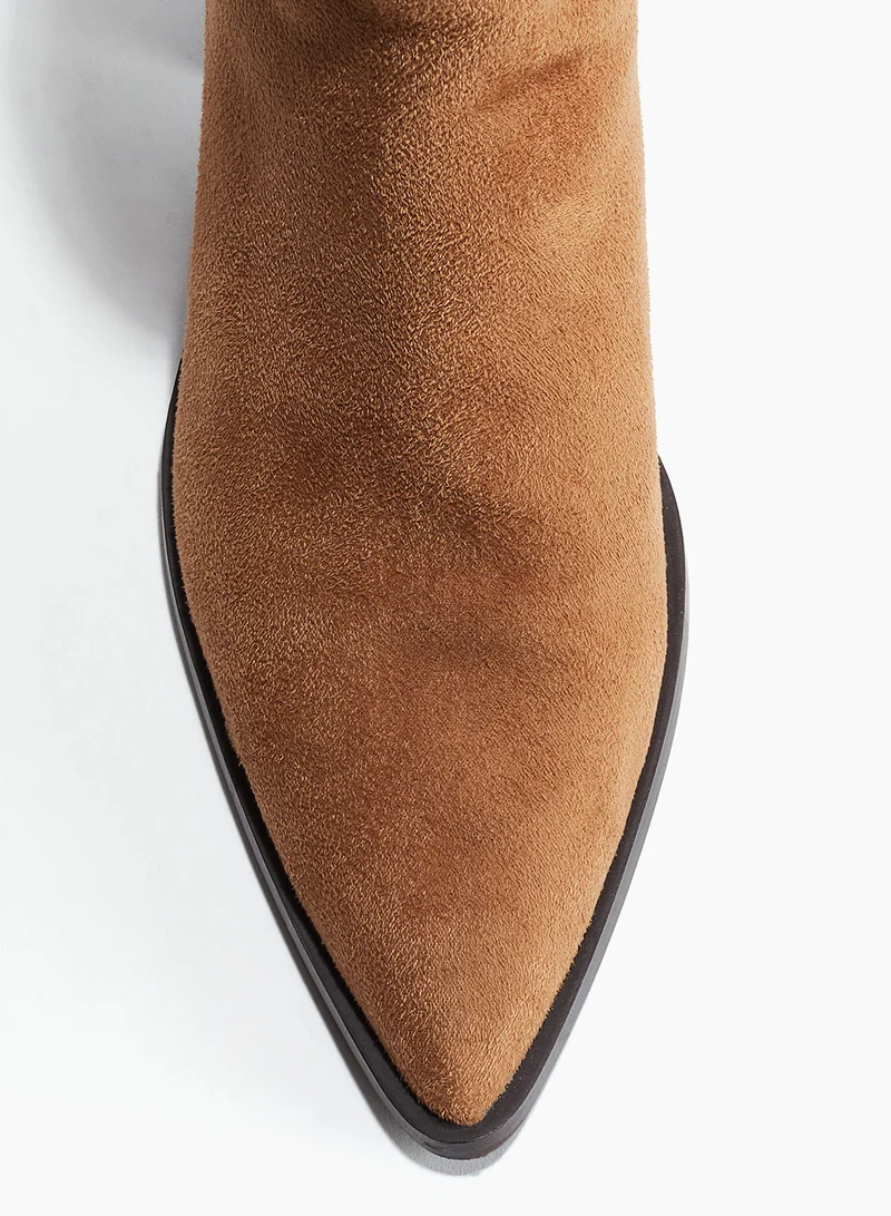 H&M Pointed Ankle Boots