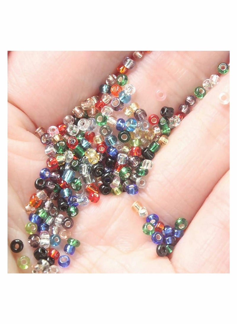 KASTWAVE 3300 Alphabet Beads and Pony Beads 24 Grid Craft Beads with String Mini Seed Beads Set for Jewelry Making - Image 5