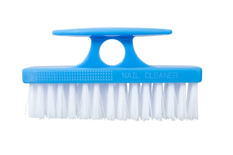 Superio Nail Brush Cleaner with Handle - Durable Brush Scrubber To Clean Toes, Fingernails, Hand Scrubber All Surface Cleaning, Blue Heavy Duty Scrub Brush Stiff Bristles, Easy To Hold - Image 1